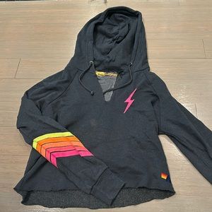 Aviator nation bolt stitch hoodie